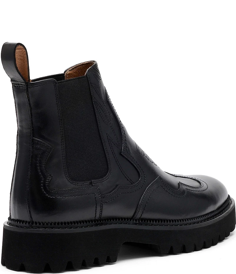 Marc Nolan Men's Dax Leather Western Chelsea Boots