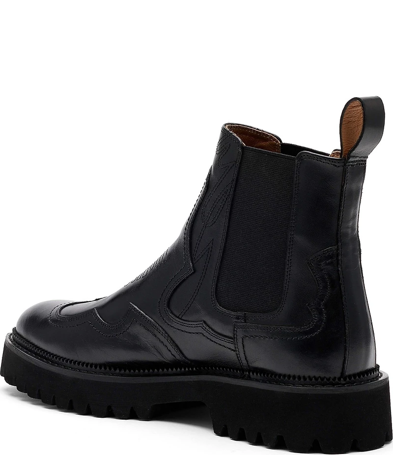 Marc Nolan Men's Dax Leather Western Chelsea Boots