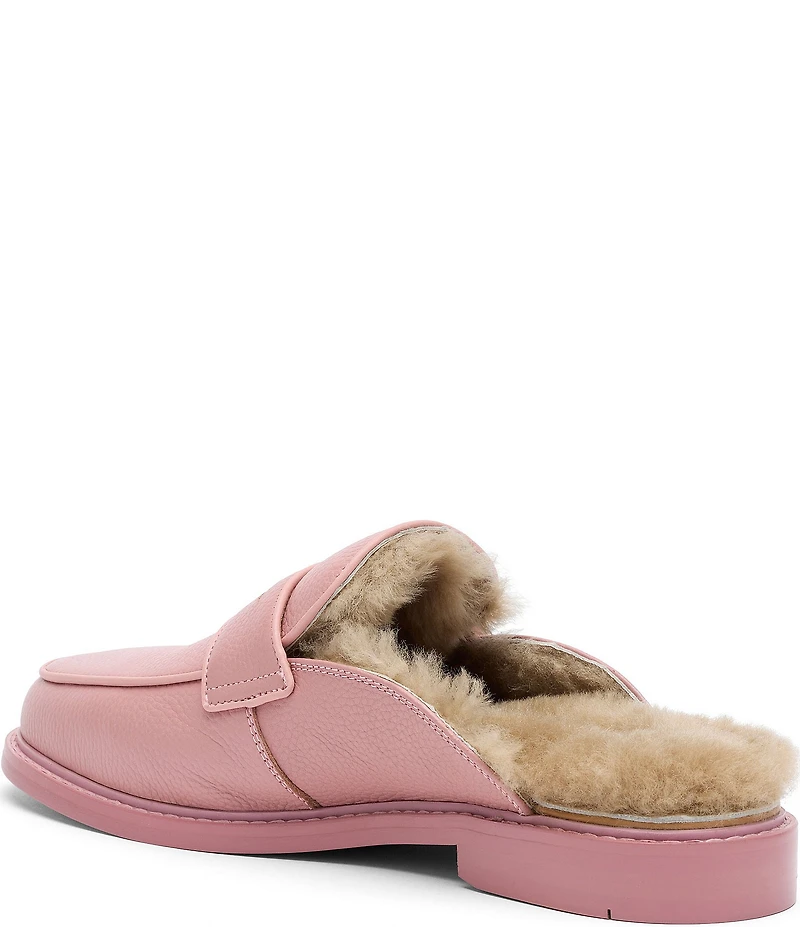 Marc Nolan Men's Del Mar Pebble Leather Loafer Mules