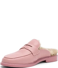 Marc Nolan Men's Del Mar Pebble Leather Loafer Mules