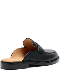 Marc Nolan Men's Del Mar Pebble Leather Penny Loafer Mules
