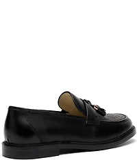 Marc Nolan Men's Denzel Calf Leather Emboosed Accent Tassel Loafers