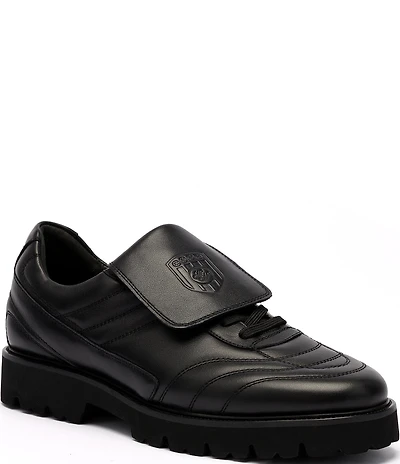 Marc Nolan Men's Johan Leather Lug Soccer Derby Sneakers