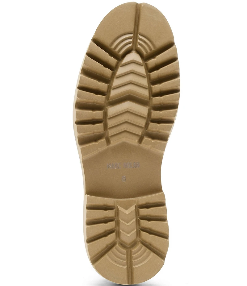 Marc Nolan Men's Journey Croco Embossed Sheepskin Lug Kiltie Tassel Loafers