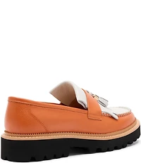 Marc Nolan Men's Journey Leather Kiltie Tassel Lug Loafers