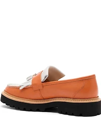 Marc Nolan Men's Journey Leather Kiltie Tassel Lug Loafers