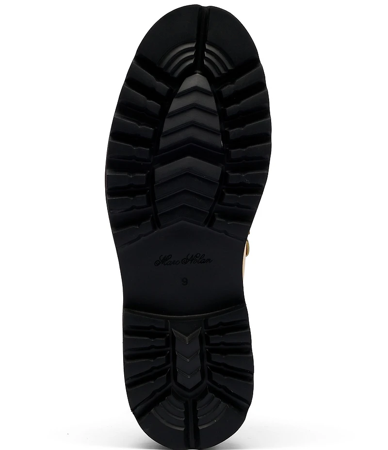 Marc Nolan Men's Journey Leather Lug Kiltie Tassel Loafers