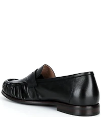 Marc Nolan Men's Kennedy Black Pleated Penny Loafers