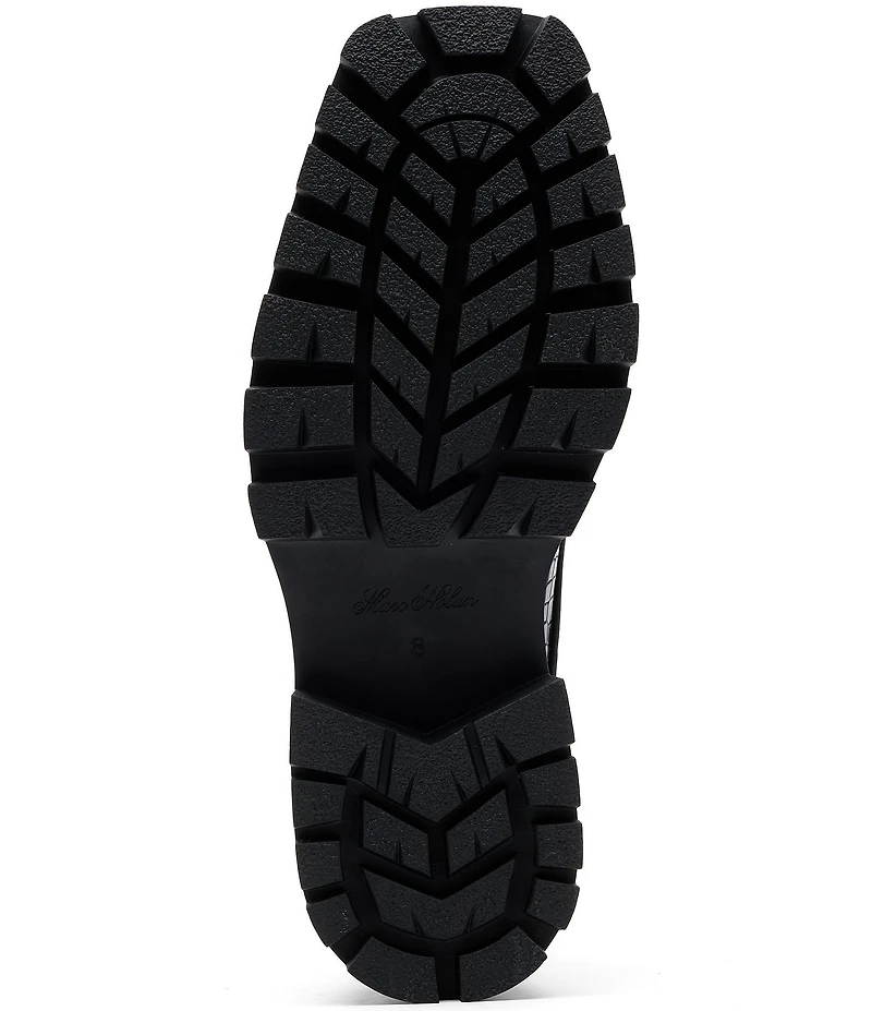 Marc Nolan Men's Kyros Croco Embossed Leather Lug Derby Oxfords