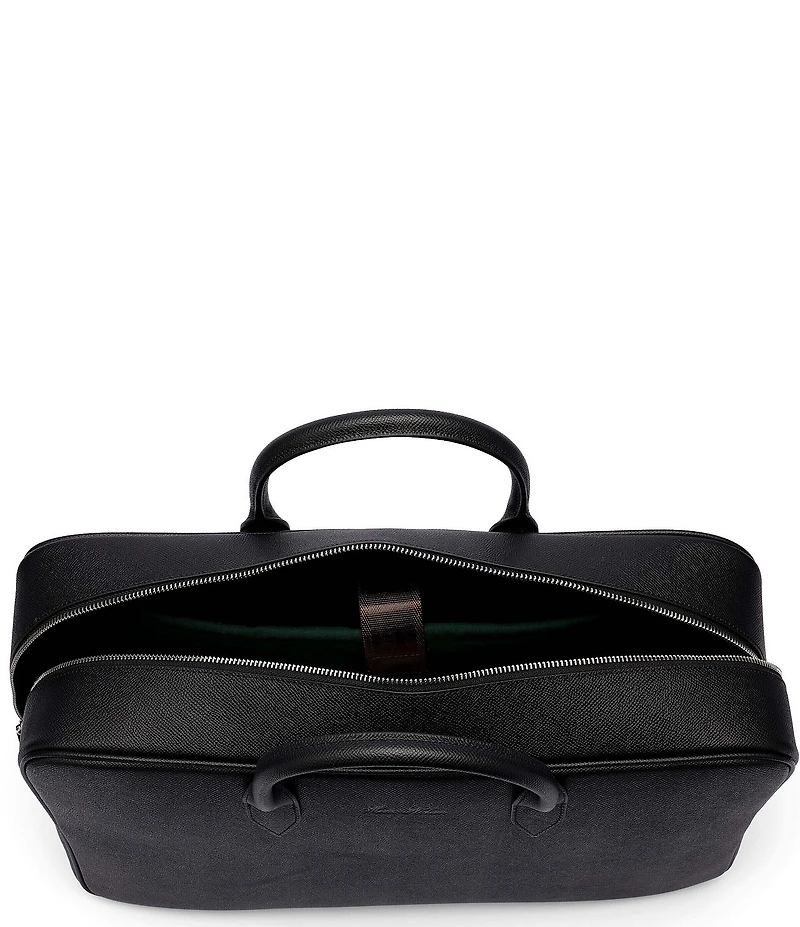 Marc Nolan Men's Leather Briefcase Duffle