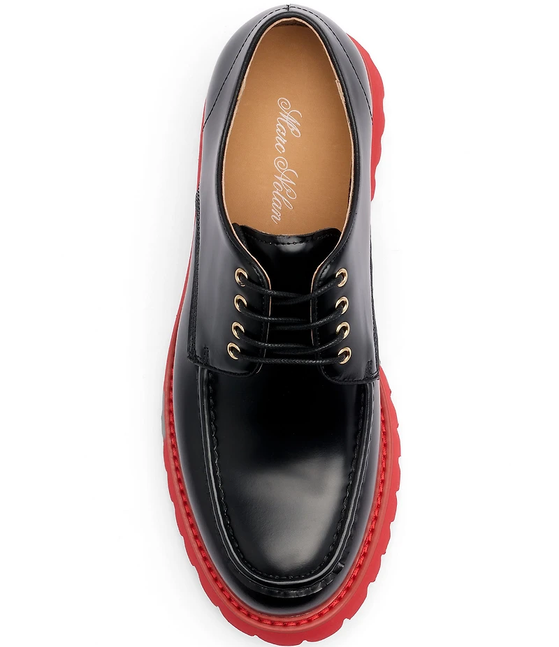 Marc Nolan Men's Luca Leather Lug Derby Oxfords