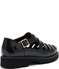 Marc Nolan Men's Magellan Leather Fisherman Sandals