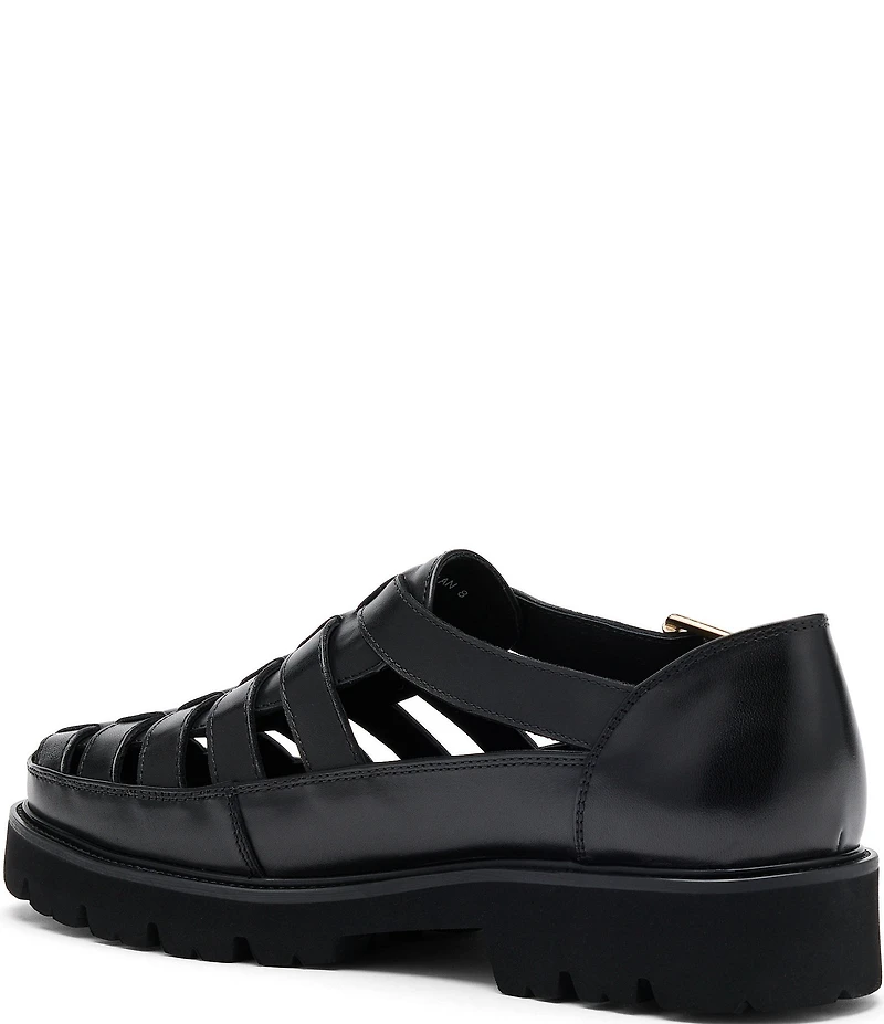 Marc Nolan Men's Magellan Leather Fisherman Sandals