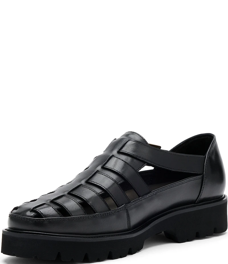 Marc Nolan Men's Magellan Leather Fisherman Sandals