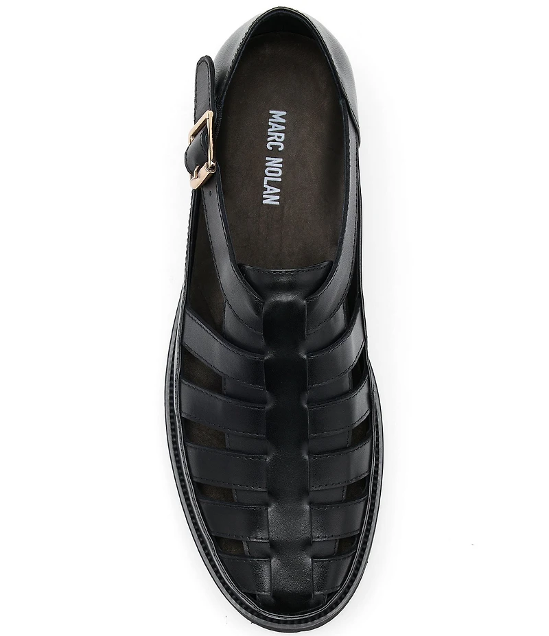 Marc Nolan Men's Magellan Leather Fisherman Sandals