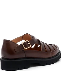 Marc Nolan Men's Magellan Leather Fisherman Sandals