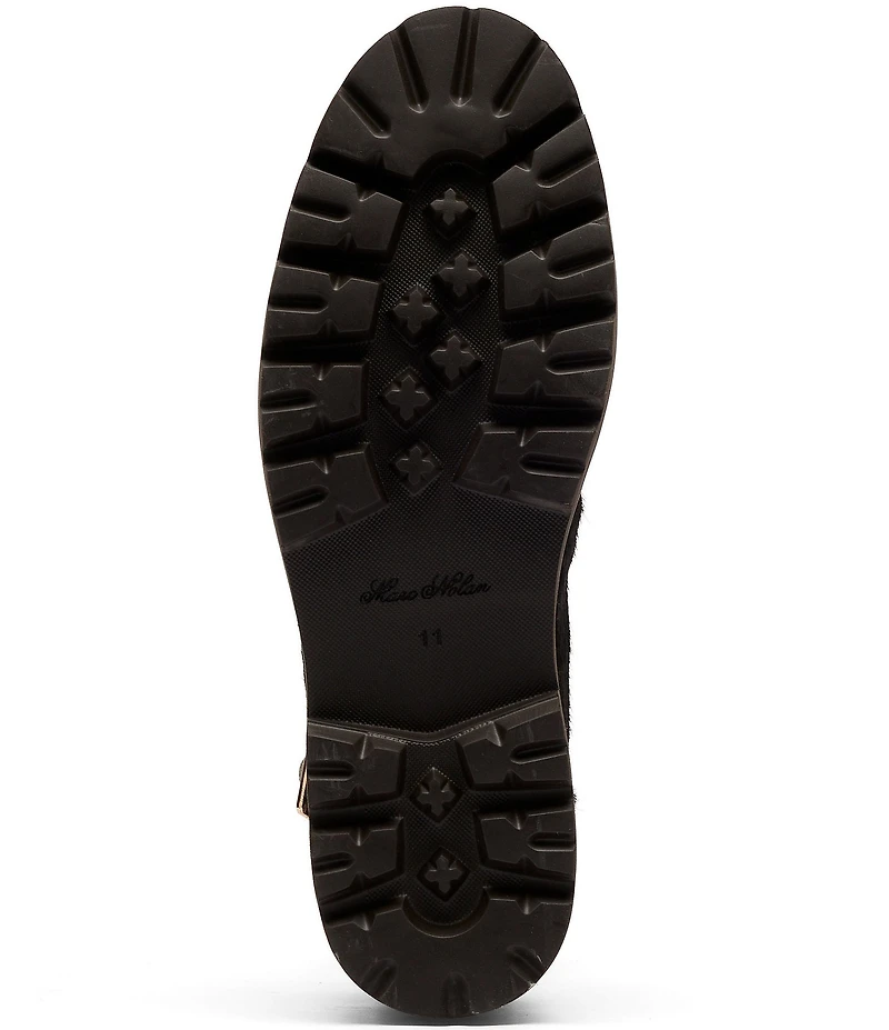 Marc Nolan Men's Magellan Pony Hair Lug Fisherman Sandals