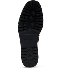 Marc Nolan Men's Montana Cow Print Moc Toe Derby Oxfords