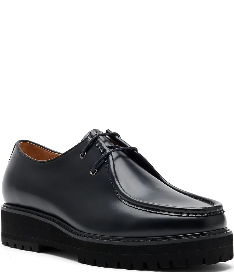 Marc Nolan Men's Montana Leather Moc Toe Derby Oxfords