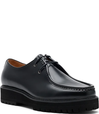 Marc Nolan Men's Montana Leather Moc Toe Derby Oxfords
