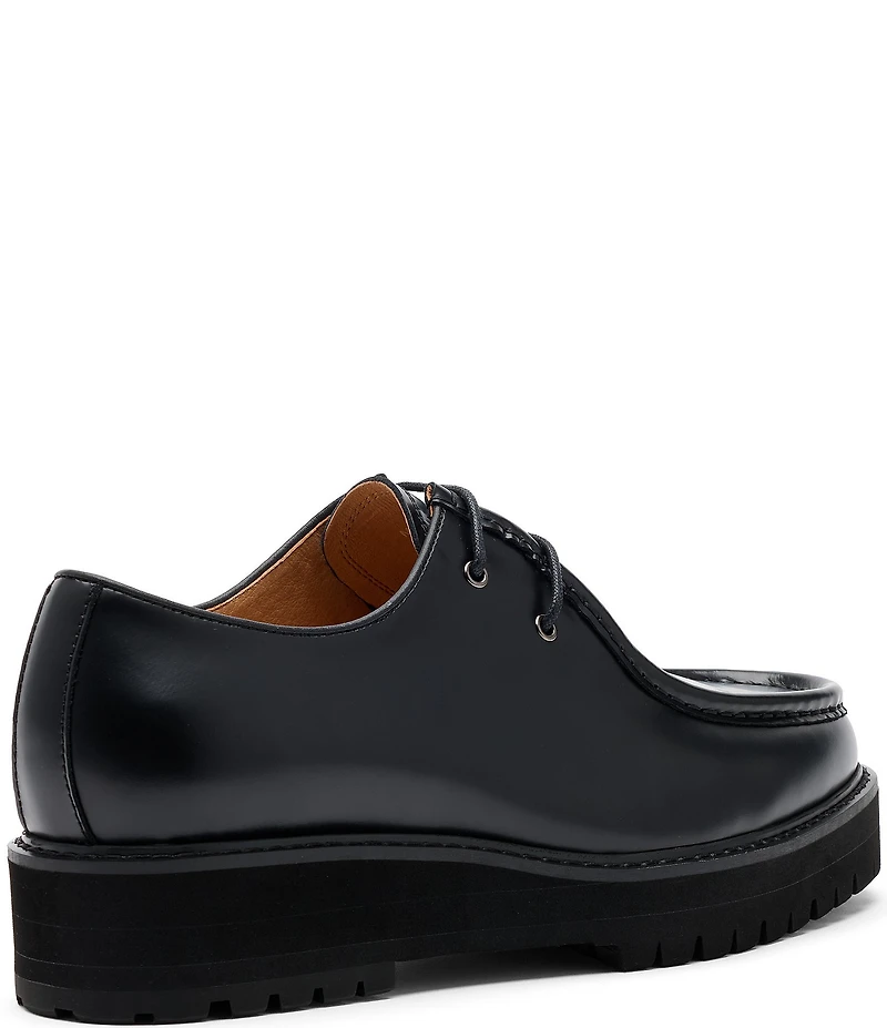 Marc Nolan Men's Montana Leather Moc Toe Derby Oxfords