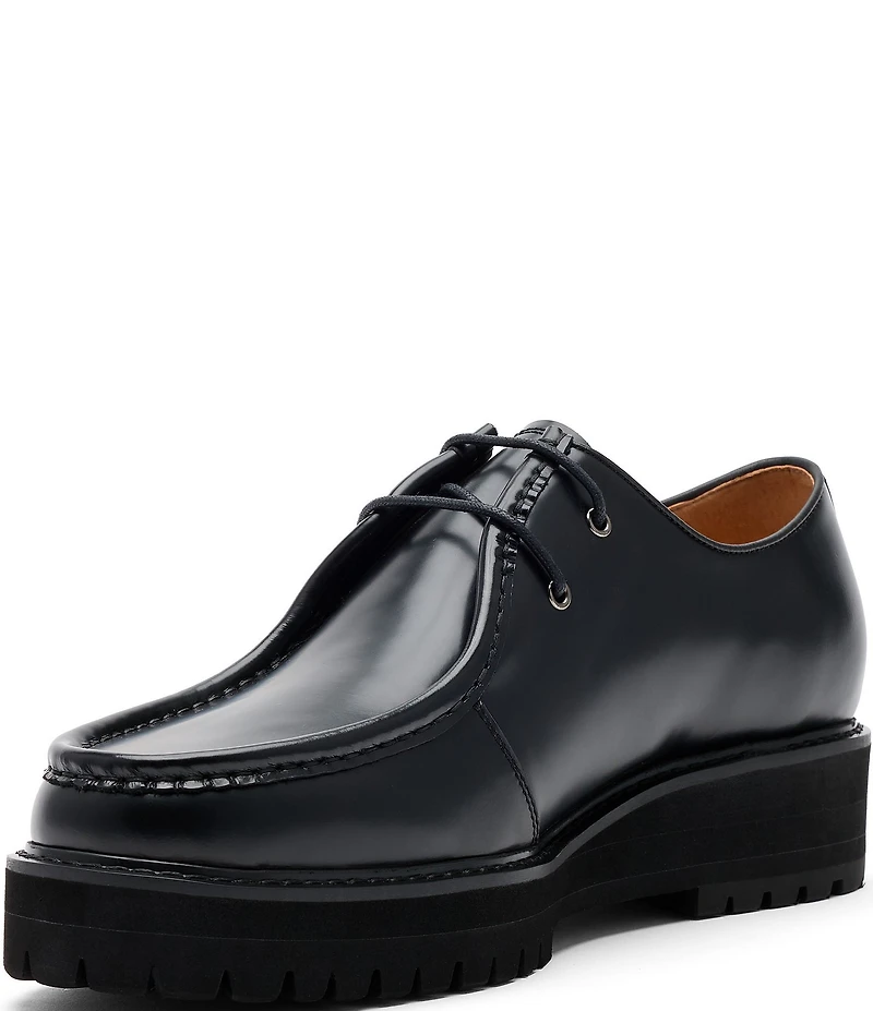 Marc Nolan Men's Montana Leather Moc Toe Derby Oxfords