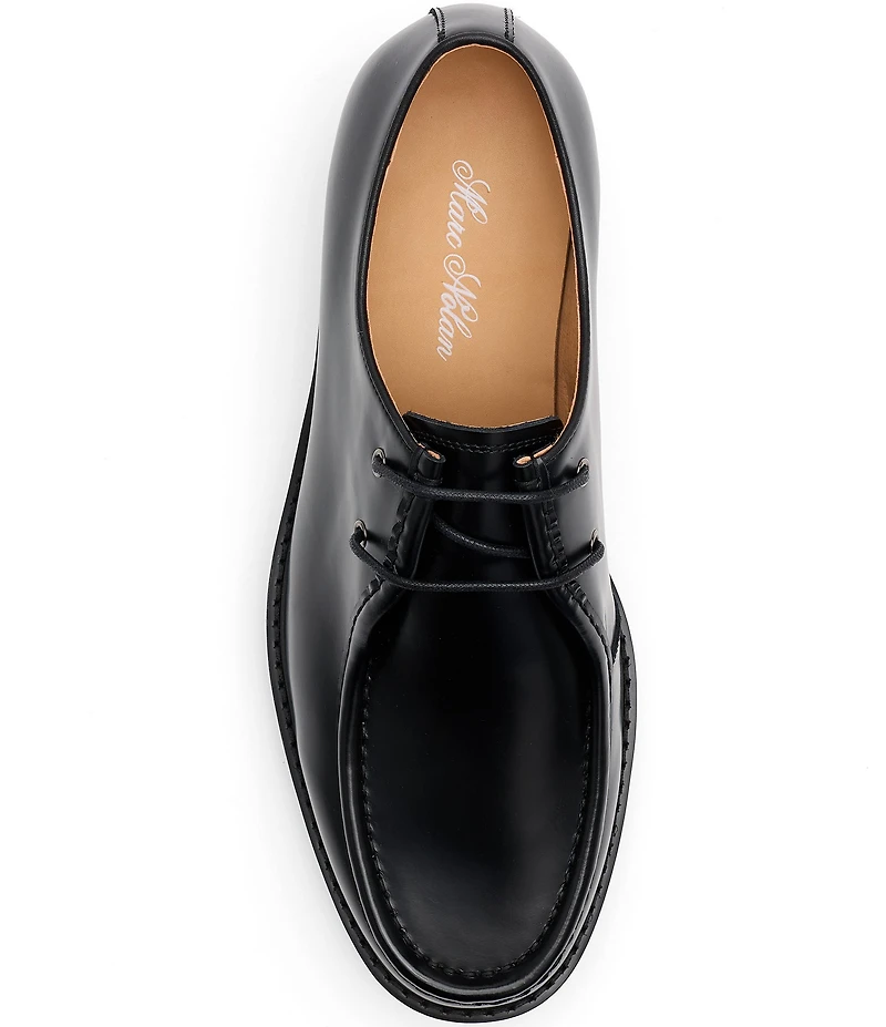 Marc Nolan Men's Montana Leather Moc Toe Derby Oxfords