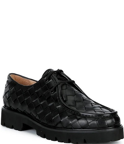 Marc Nolan Men's Montana Woven Moc Toe Derby Oxfords