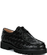 Marc Nolan Men's Montana Woven Moc Toe Derby Oxfords