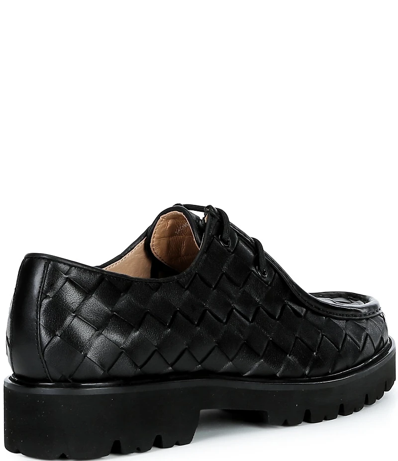 Marc Nolan Men's Montana Woven Moc Toe Derby Oxfords