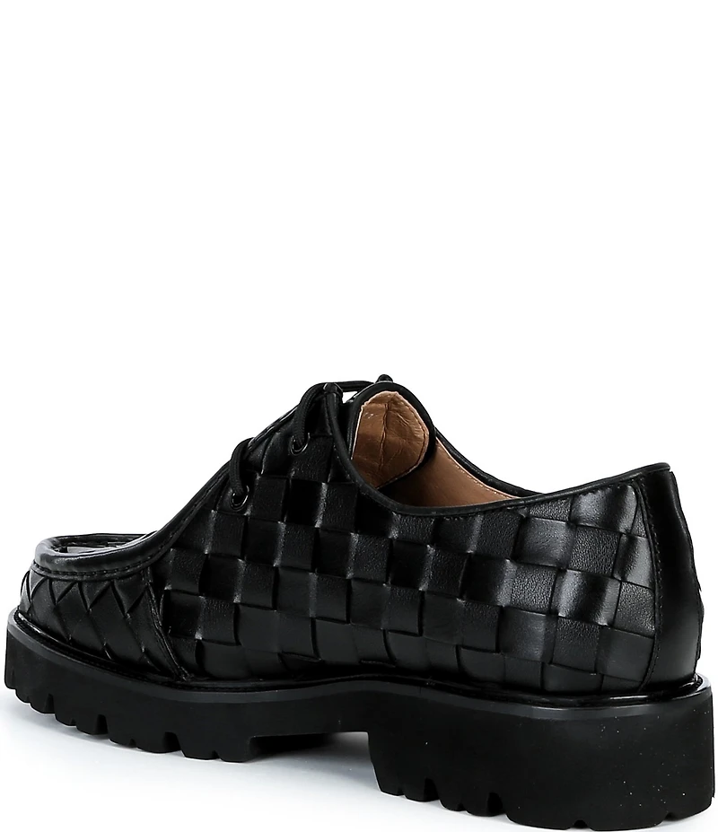 Marc Nolan Men's Montana Woven Moc Toe Derby Oxfords