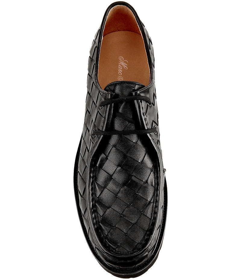 Marc Nolan Men's Montana Woven Moc Toe Derby Oxfords