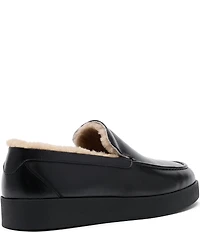 Marc Nolan Men's Remy Leather and Shearling Loafers