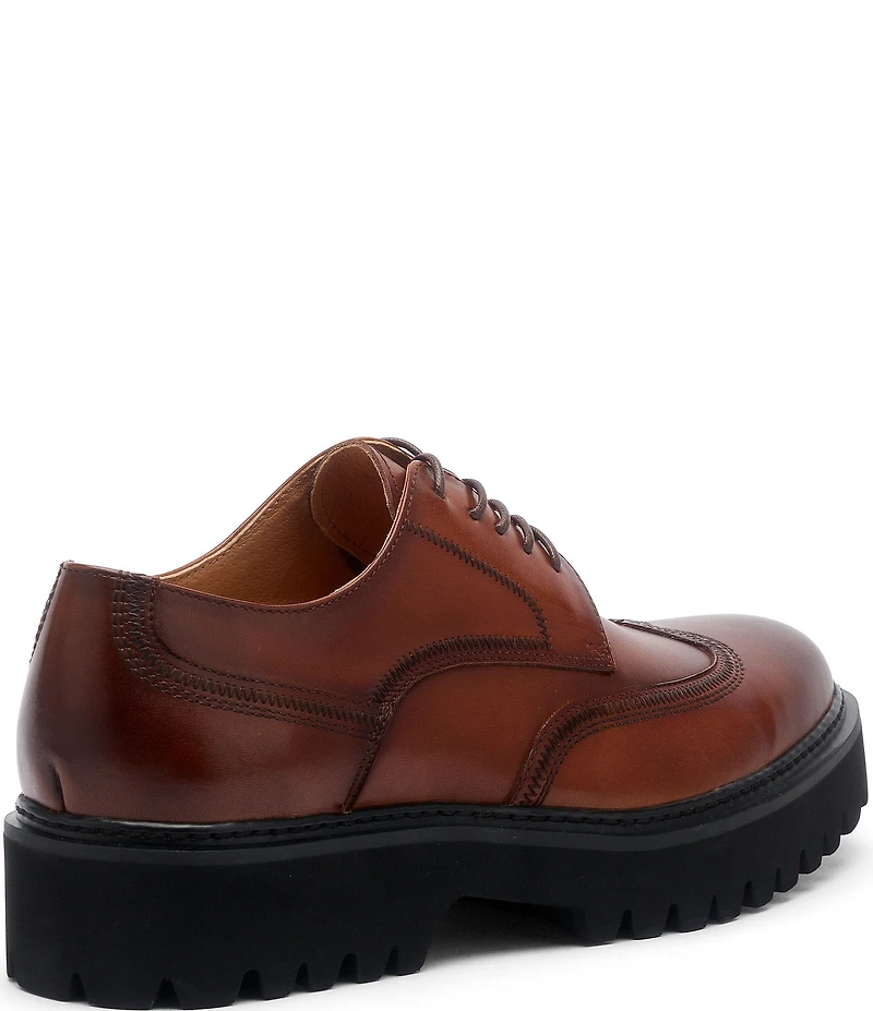 Marc Nolan Men's Ronan Leather Lug Wingtip Oxfords