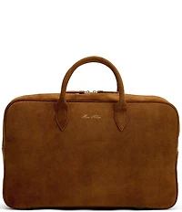 Marc Nolan Men's Suede Briefcase Duffle Bag