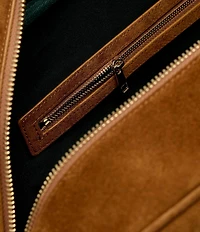 Marc Nolan Men's Suede Briefcase Duffle Bag