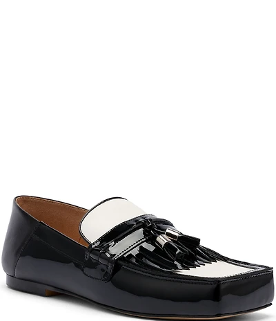 Marc Nolan Simone Colorblock Leather Tassel Loafers