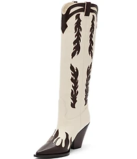 Marc Nolan Women's Belle Flame Leather Knee High Boots