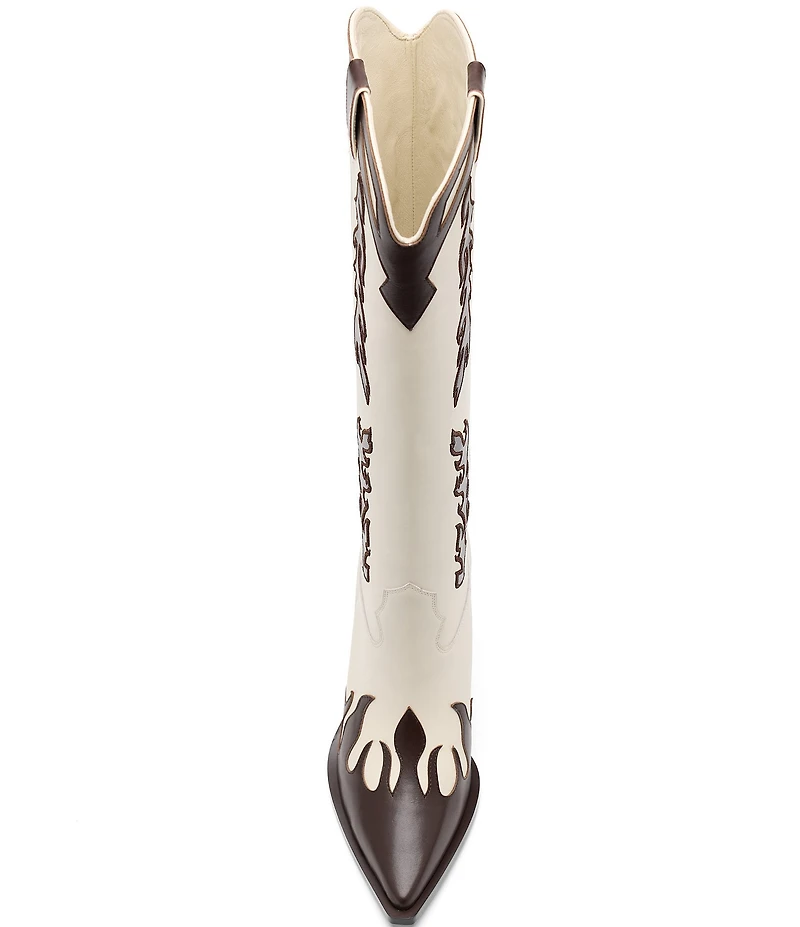 Marc Nolan Women's Belle Flame Leather Knee High Boots