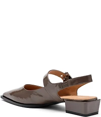 Marc Nolan Women's Chelsea Patent Leather Slingback Block Heel Pumps