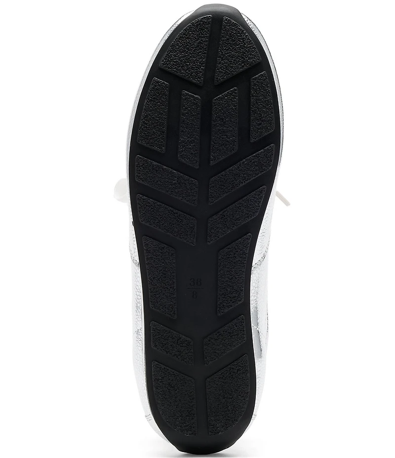 Marc Nolan Women's Colette Metallic Leather Two Tone Lace Up Sneakers