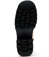 Marc Nolan Women's Daisy Cow Print Hair Calf Lug Sole Tall Western Boots