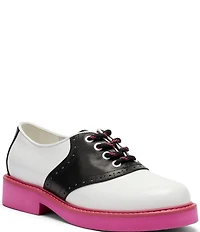 Marc Nolan Women's Demi Leather Block Heel Oxfords