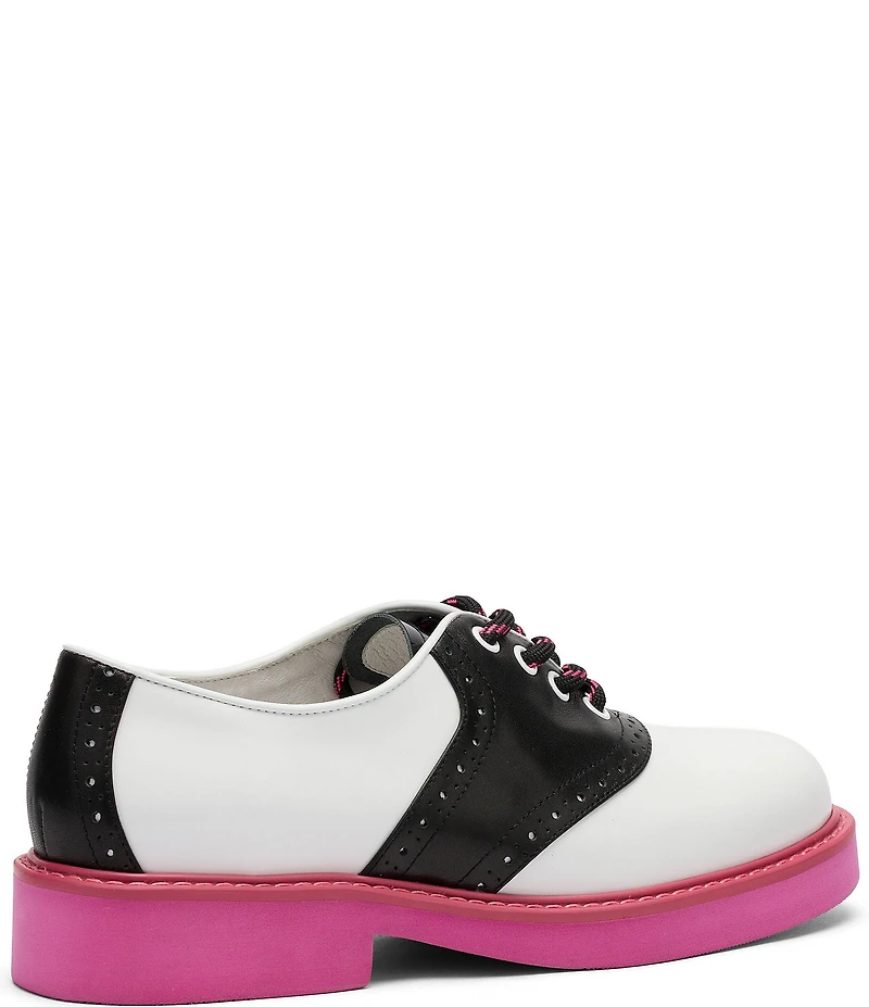 Marc Nolan Women's Demi Leather Block Heel Oxfords