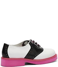 Marc Nolan Women's Demi Leather Block Heel Oxfords