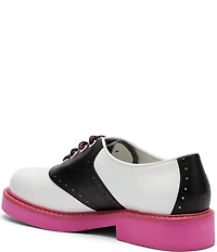 Marc Nolan Women's Demi Leather Block Heel Oxfords