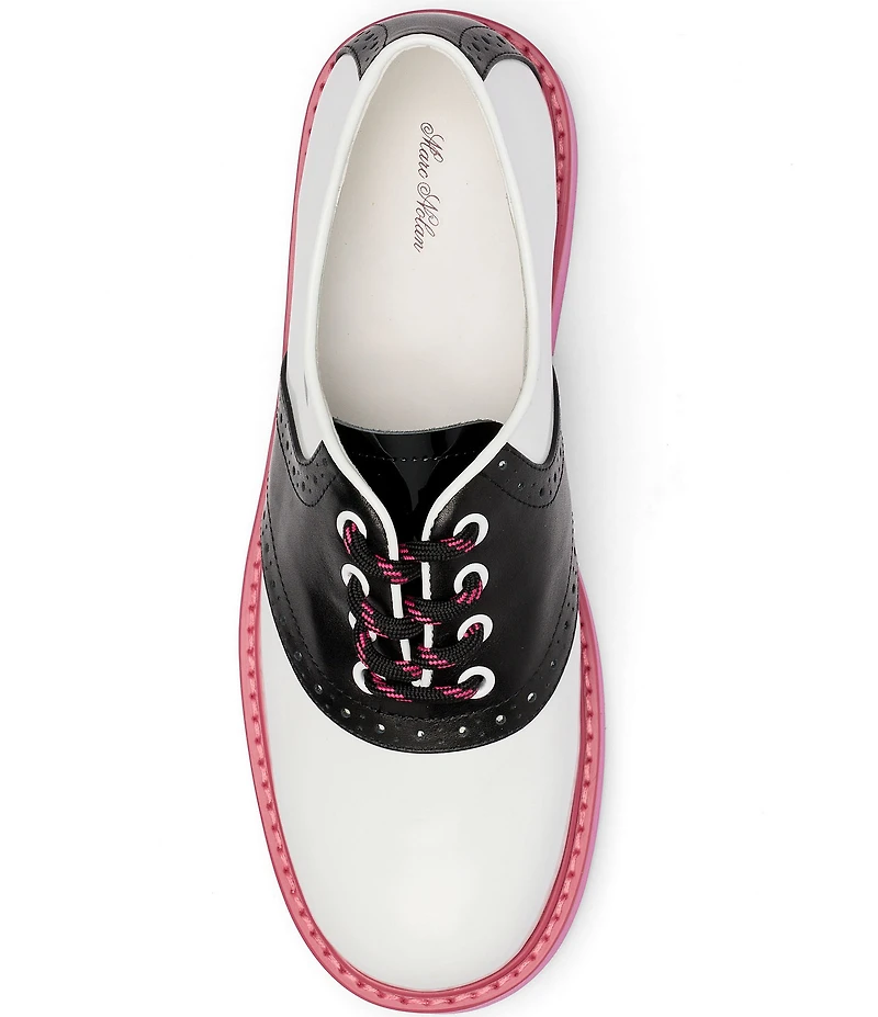 Marc Nolan Women's Demi Leather Block Heel Oxfords