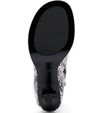 Marc Nolan Women's Gloria Snake Embossed Leather Ankle Boots