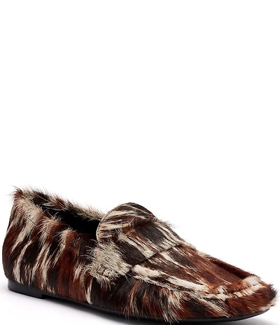Marc Nolan Women's Jane Dark Horse Pony Hair Flats