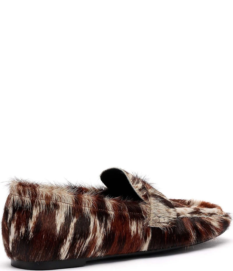 Marc Nolan Women's Jane Dark Horse Pony Hair Flats